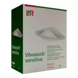 VLIWASORB gevoelig 20x20 cm superabsorberend wondverband, 10 stuks