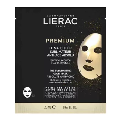 LIERAC Premium Perfecting Gold Cloth Mask, 1X20 ml LIERAC Premium Perfecting Gold Cloth Mask, 1X20 ml