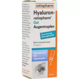 HYALURON-RATIOPHARM Gel oogdruppels, 10 ml
