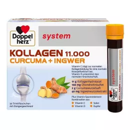 DOPPELHERZ Collageen 11.000 Curcuma+Ingw.systeem TRA, 30X25 ml