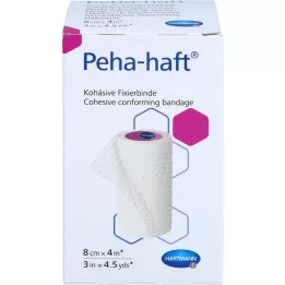 PEHA-HAFT Fixatieverband latexvrij 8 cmx4 m OTC, 1 st