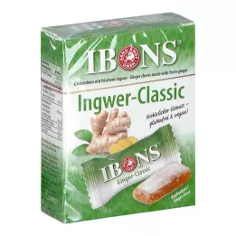 IBONS Ginger Classic Box kauwsnoepjes, 60 g