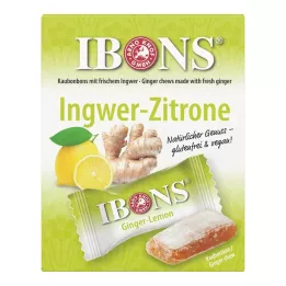 IBONS Ginger Lemon Box kauwsnoepjes, 60 g