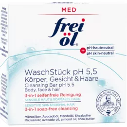 FREI ÖL WashPiece pH 5.5 Lichaam Gezicht Haar, 90 g