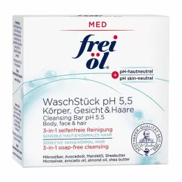 FREI ÖL WashPiece pH 5.5 Lichaam Gezicht Haar, 90 g