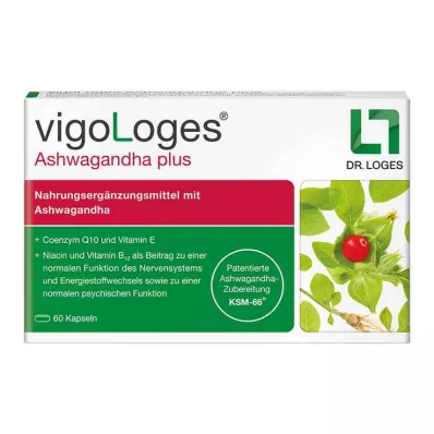 Vigologe Ashwagandha plus capsules, 120 stuks Vigologe Ashwagandha plus capsules, 120 stuks