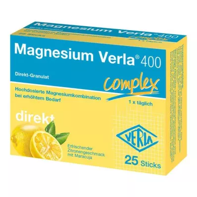 Magnesium Verla 400 directkorrels, 25 stuks
