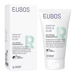EUBOS KÜHL &amp; KLAR Reinigingsmelk tegen roodheid, 150 ml