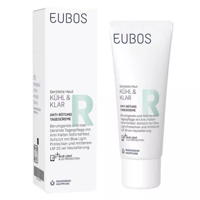 EUBOS KÜHL & KLAR Anti-roodheid dagcrème LSF 20, 40 ml EUBOS KÜHL & KLAR Anti-roodheid dagcrème LSF 20, 40 ml