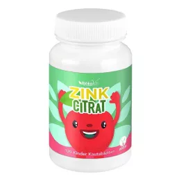 ZINKCITRAT Kinderkauwtabletten veganistisch, 120 stuks