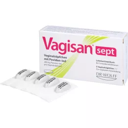 VAGISAN sept vaginale zetpillen met povidonjood, 5 stuks