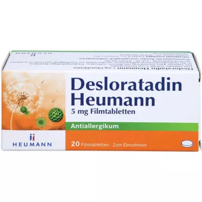 DESLORATADIN Heumann 5 mg filmomhulde tabletten, 20 st