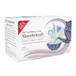 H&amp;S Defence Power met vitamine C filterzak, 20X1,8 g