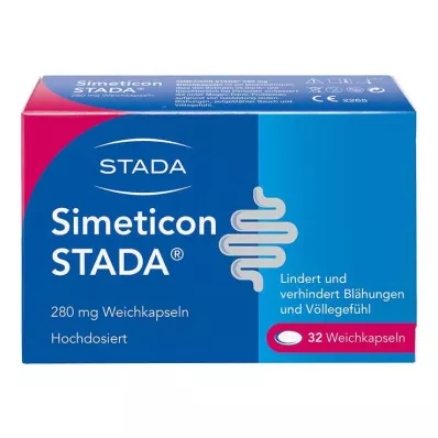 SIMETICON STADA 280 mg zachte capsules, 32 stuks SIMETICON STADA 280 mg zachte capsules, 32 stuks