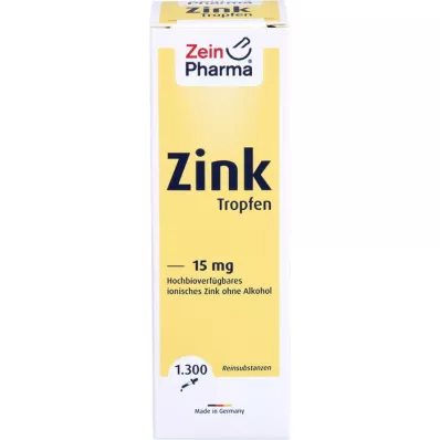 ZINK TROPFEN 15 mg geïoniseerd, 50 ml