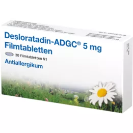 DESLORATADIN ADGC 5 mg filmomhulde tabletten, 20 stuks