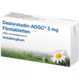 DESLORATADIN ADGC 5 mg filmomhulde tabletten, 50 st