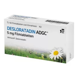 DESLORATADIN ADGC 5 mg filmomhulde tabletten, 50 st