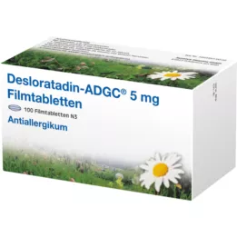 DESLORATADIN-ADGC 5 mg filmomhulde tabletten, 100 stuks