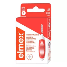 ELMEX Interdentale ragers ISO maat 1 0,45 mm oranje, 8 stuks