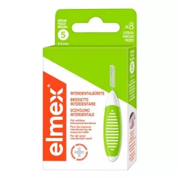 ELMEX Interdentale ragers ISO maat 5 0,8 mm groen, 8 stuks