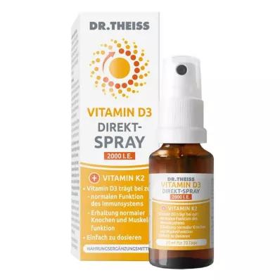 DR.THEISS Vitamine D3 directe spray, 20 ml DR.THEISS Vitamine D3 directe spray, 20 ml