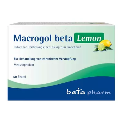 MACROGOL beta Lemon orale oplossing, 50 stuks MACROGOL beta Lemon orale oplossing, 50 stuks