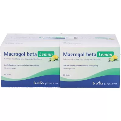 MACROGOL beta Lemon orale oplossing, 100 stuks