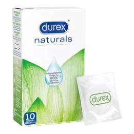 DUREX naturals condooms met glijmiddel op waterbasis, 10 stuks