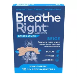 BESSER Breathe Breathe Right Neuskapje normaal beige, 10 stuks
