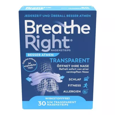 BESSER Breathe Breathe Right neuspl. normaal transp., 30 st BESSER Breathe Breathe Right neuspl. normaal transp., 30 st