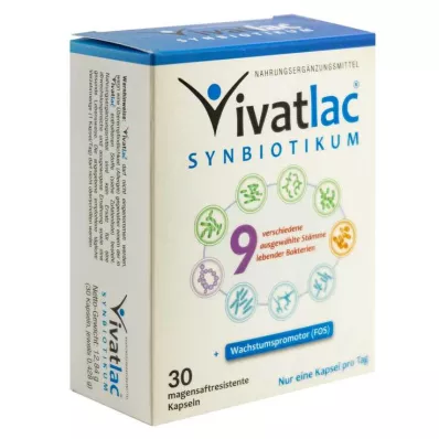 VIVATLAC SYNBIOTIKUM enterische capsules, 30 stuks