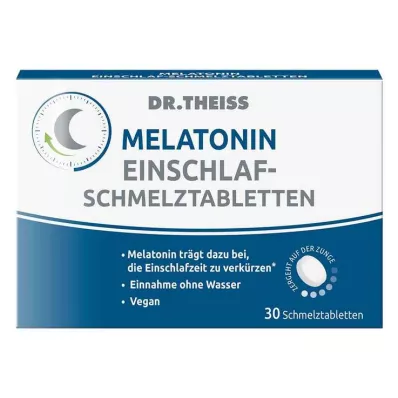 DR.THEISS Melatonine Slaapmelttabletten, 30 stuks DR.THEISS Melatonine Slaapmelttabletten, 30 stuks