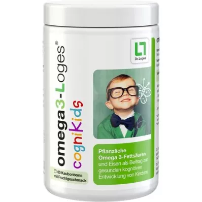 OMEGA3-Loges cogniKids kauwtabletten op basis van kruiden, 60 stuks