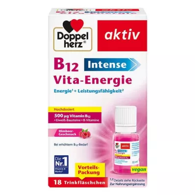 Doppelherz B12 Intense Vita Energy drinkfles, 18 st
