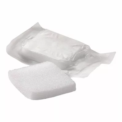 LIGASANO wit verband 1x5x5 cm steriel, 10 stuks