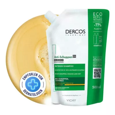 Vichy Dercos anti-roosshampoo voor de droge hoofdhuid, 500 ml