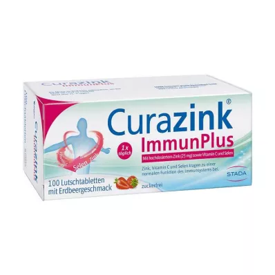 Curazink Immunplus zuigtabletten, 100 stuks Curazink Immunplus zuigtabletten, 100 stuks