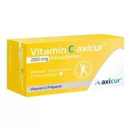 VITAMIN C AXICUR 200 mg filmomhulde tabletten, 50 st