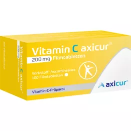 VITAMIN C AXICUR 200 mg filmomhulde tabletten, 100 st
