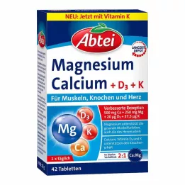 ABTEI Magnesium Calcium+D+K Tabletten, 42 stuks