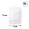 Hansaplast ULTRA SENSITIVE XL wondverband 5x7,2 cm, 5 st