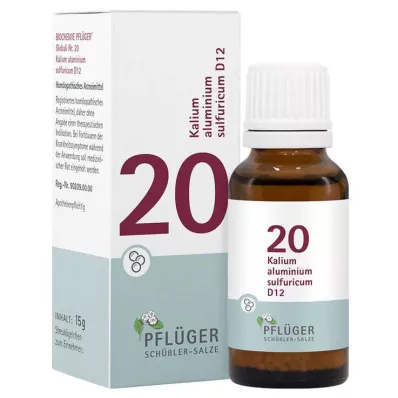 [ploughmans 20 Kaliumalumin.sulphur.D 12 Gl., 15 g