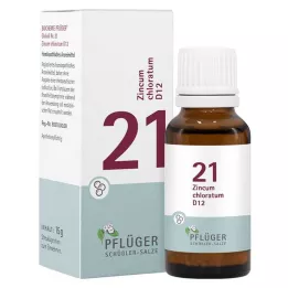 BIOCHEMIE ploegerspleister 21 Zinkum chloratum D 12 bolletjes, 15 g