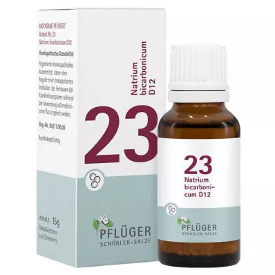 BIOCHEMIE Ploegerspleister 23 Natrium bicarbonicum D 12 Gl., 15 g