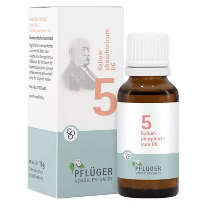 Biochemie Pflueger 5 Kalium fosforicum D 6 bolletjes, 15 g