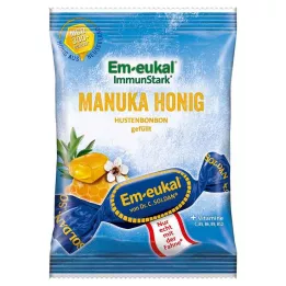 EM-EUKAL Snoepjes Manuka honing gevuld met suiker, 75 g