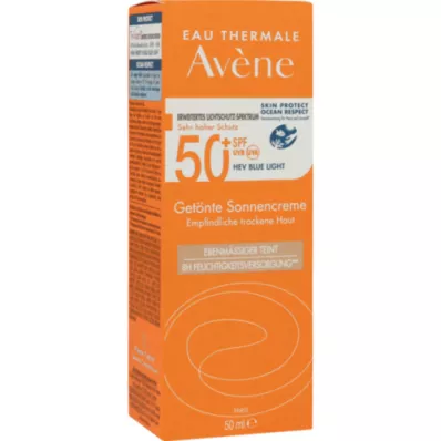 AVENE Zonnecrème SPF 50+ getint, 50 ml