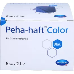 PEHA-HAFT Color Fixierb.latexfrei 6 cmx21 m blauw, 1 st