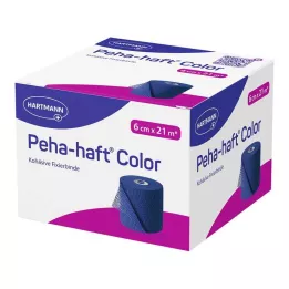 PEHA-HAFT Color Fixierb.latexfrei 6 cmx21 m blauw, 1 st